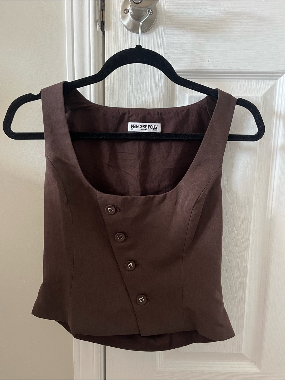 Princess Polly brown Airi Top - Picture 2 of 3